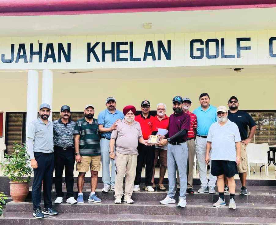 Successful organization of monthly medal round golf tournament at Jahan Khelan Golf Club